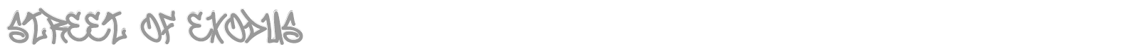 Street Of Exodus font preview
